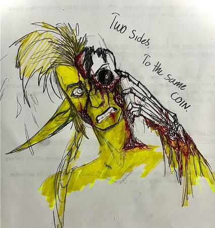 Skelly and alien sides mashed